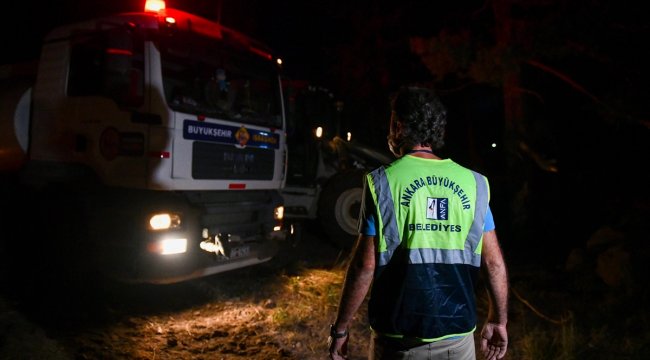 Beypazarı mevkisindeki orman yangını söndürüldü