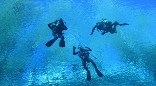 Doğal akvaryum Gökpınar Gölü yenilenen yüzüyle ziyaretçilerini ağırlamaya hazırlanıyor 