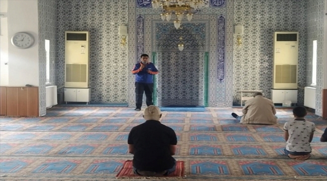 Kırşehir'de camilerde afet farkındalık eğitimi verildi