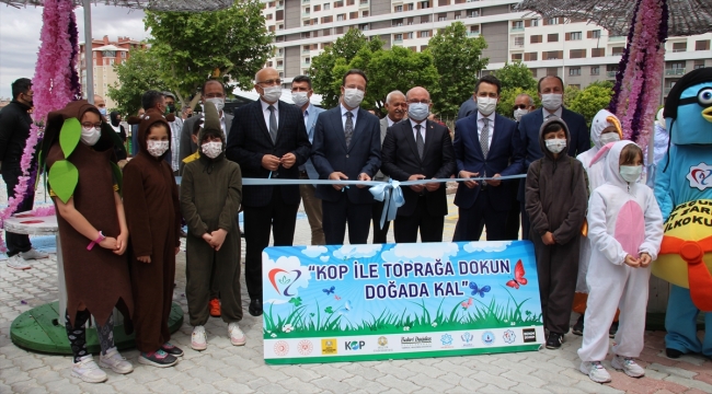 Konya'da "KOP ile Toprağa Dokun Doğada Kal Projesi"nin açılış töreni yapıldı