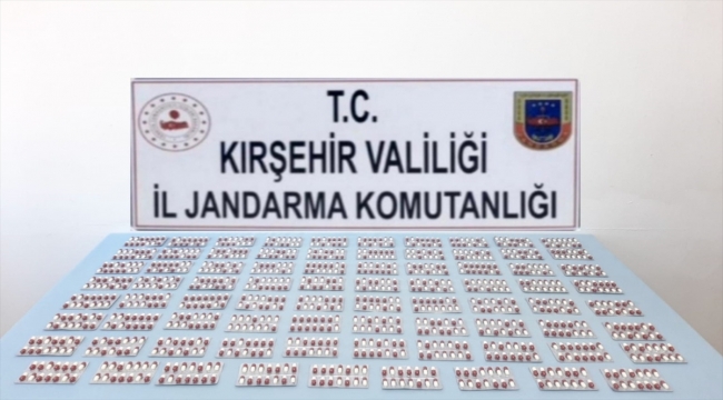 Kırşehir'de 1106 uyuşturucu hap ele geçirildi