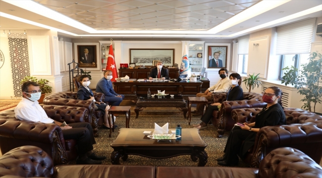 BM Dünya Gıda Programı Temsilcisi Grede, Başkan Palancıoğlu'nu ziyaret etti