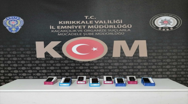 Kırıkkale'de kaçak cep telefonu ele geçirildi