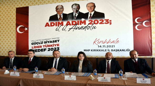 MHP'li Yılık, Kırıkkale'de "Adım Adım 2023 İl İl Anadolu" programında konuştu: