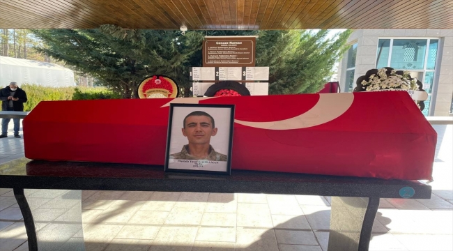 Edirne'de kalp krizi sonucu vefat eden asker, memleketi Aksaray'da son yolculuğuna uğurlandı