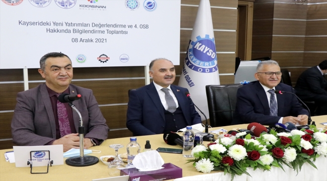 Kayseri'de 4'üncü organize sanayi bölgesi kurulacak