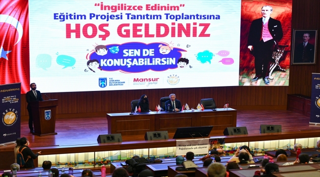 Ankara Büyükşehir Belediyesinden çocuklara İngilizce eğitimi desteği