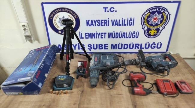 Kayseri'de 80 polisin katıldığı operasyonda 8 hırsızlık zanlısı yakalandı