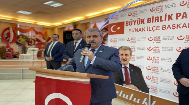 BBP Genel Başkanı Destici, Konya'da konuştu: