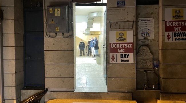 Konya'da bir kişi umuma açık tuvalette ölü bulundu