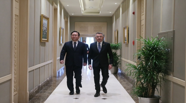 Cumhurbaşkanı Yardımcısı Oktay, Kore Cumhuriyeti Başbakanı Kim Boo-kyum ile görüştü: