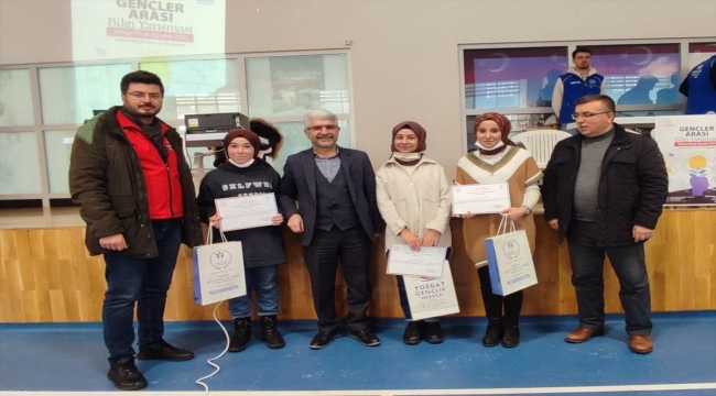 Şehit Ahmet Alan Anadolu Lisesi bilgi yarışmasında Yozgat birincisi oldu