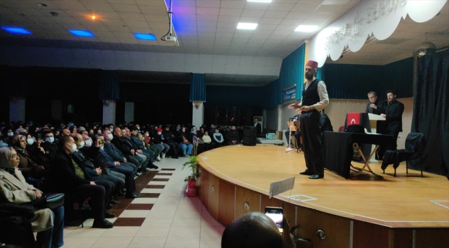 Seydişehir'de "Bizim Akif" oyunu sahnelendi